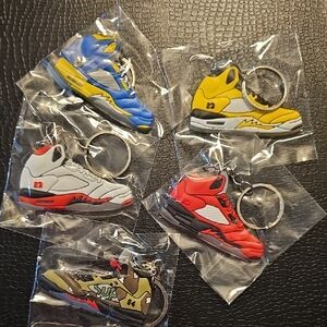 Colorful Sneaker Keychain Set for Kids